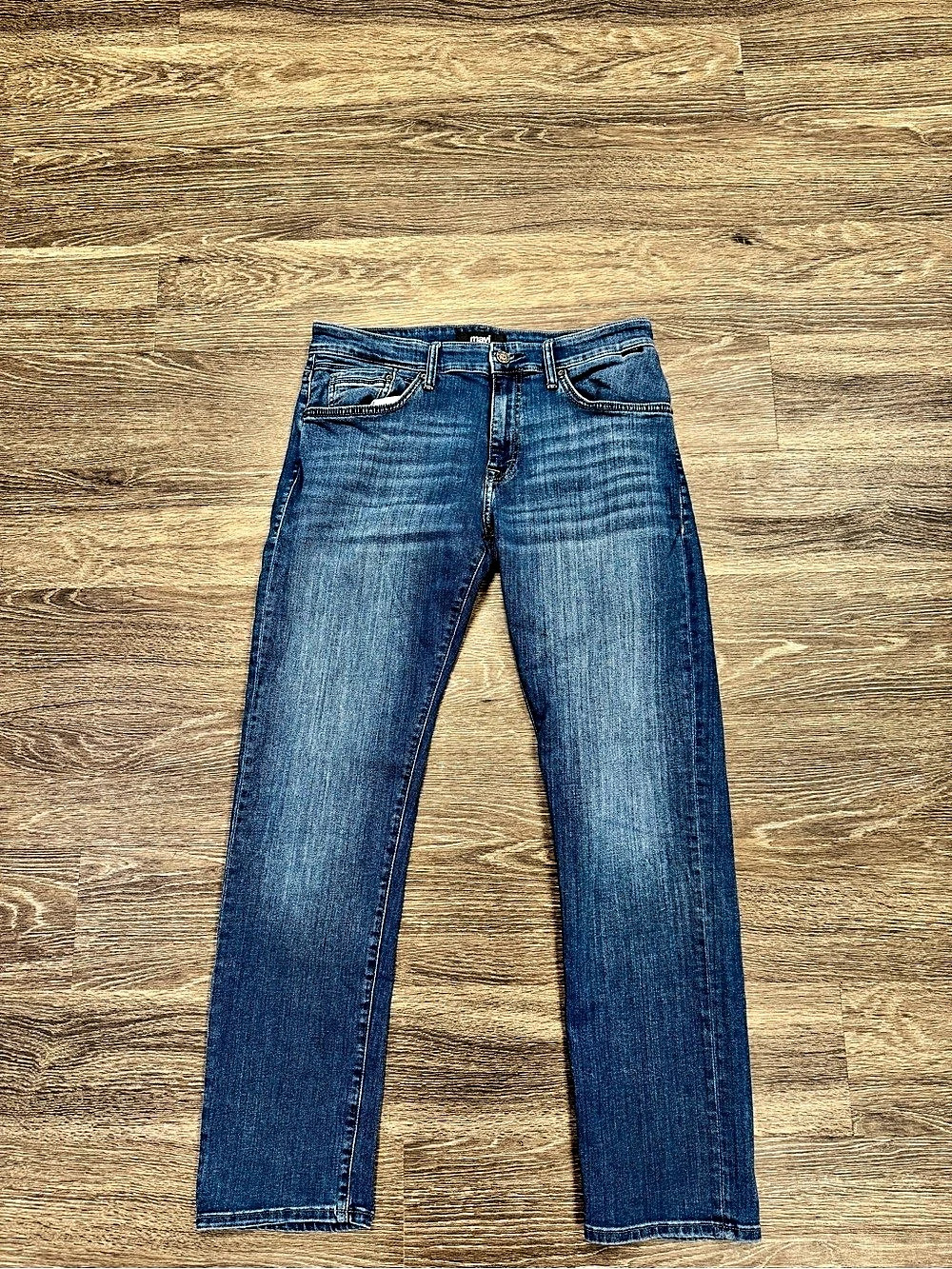 Mavi Marcus Men’s 32x32 Slim Straight Stretch Jeans Medium Wash
